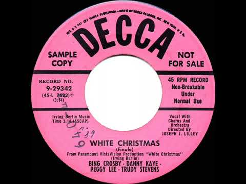 1954 Bing Crosby-Danny Kaye-Peggy Lee-Trudy Stevens - White Christmas