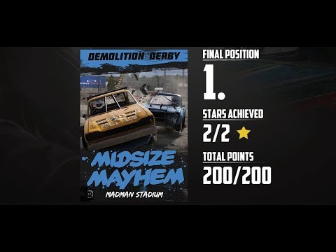 WRECKFEST Walkthrough Gameplay Part 50 - MIDSIZE MAYHEM