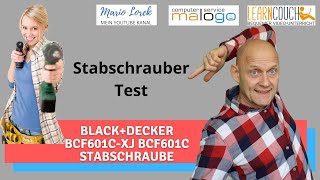 Black & Decker BCF601C XJ BCF601C, Test Akku Stabschrauber, Akku-Schrauber