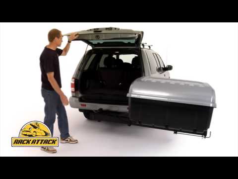 Thule 684 Terrapin Hitch Mount Cargo Box Demonstrated by Rack Attack