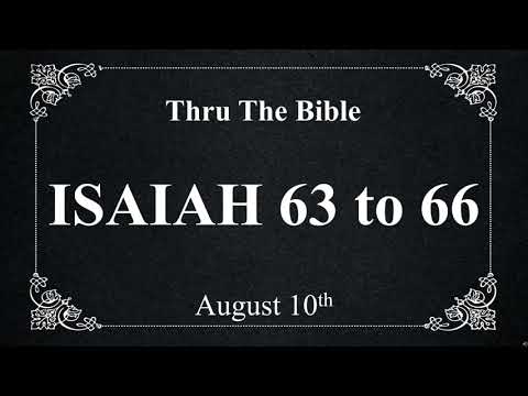 Isaiah 63 to 66