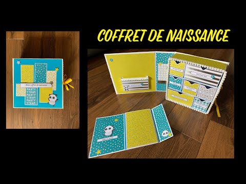 PRÉSENTATION SCRAP "Coffret de Naissance" + Mini Album Fresh & Fruity 🐼