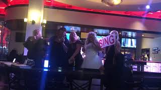 Singing Meatloaf in the Elvis bar at Vegas