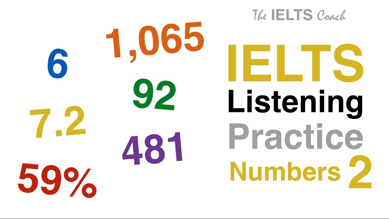 IELTS Listening Practice Numbers 2