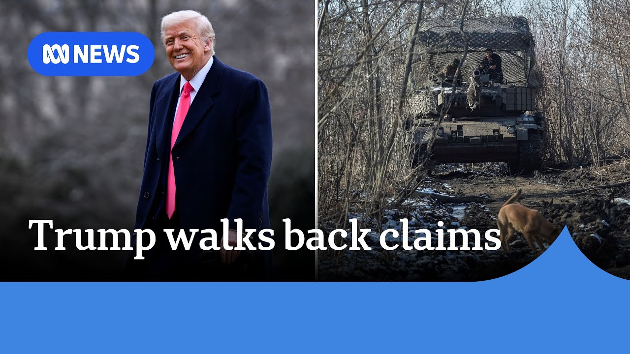 Trump walks back Ukraine comments, Russia captures Donetsk territory | ABC NEWS