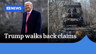 Trump walks back Ukraine comments, Russia captures Donetsk territory | ABC NEWS