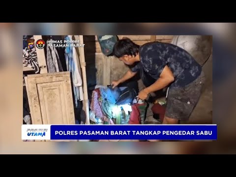 POLRES PASAMAN BARAT TANGKAP PENGEDAR NARKOBA