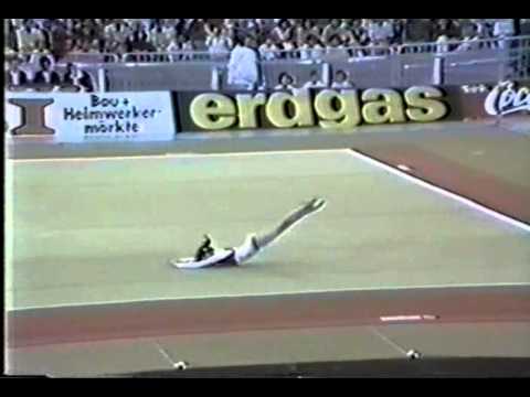 5th EF FX BUL Gergana Peeva   1986 JR European Gymnastics Championships 19 300