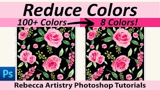 How to Color Index in Adobe Photoshop / Watercolor Print PART 4 Reduce Colors