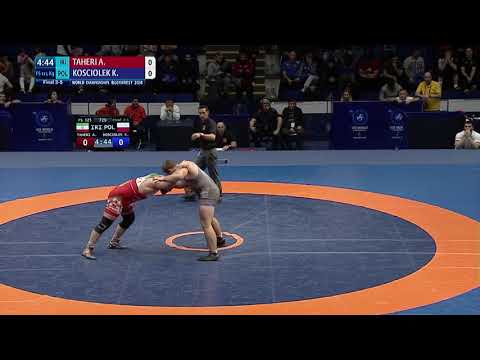 BRONZE FS - 125 kg: A. TAHERI (IRI) v. K. KOSCIOLEK (POL)