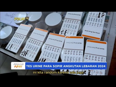 POLRES SITUBONDO PANTAU TES URINE SOPIR JELANG ARUS BALIK