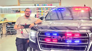 Behind the scenes w/Yumi at AutoBuff what goes into equipping emergency vehicles w/lights & sirens.