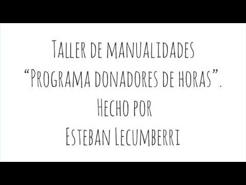 Video donadores horas