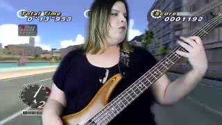 Video Game Bass:  OutRun - Magical Sound Shower (2006 version) - bass cover - Kim Justice