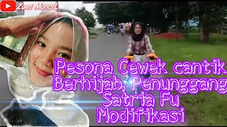 Download lagu Model Cantik Motor Modifikasi || Cewek Berhijab Penunggang Satria Fu || Terbaru 2021 mp3
