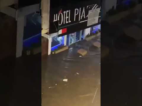Heavy rainfall & flooding by Tropical Storm Melissa in Maicao, La Guajira, Colombia 🇨🇴 (22-10-2025)