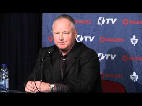 Maple Leafs New Head Coach Randy Carlyle - March/03/2012