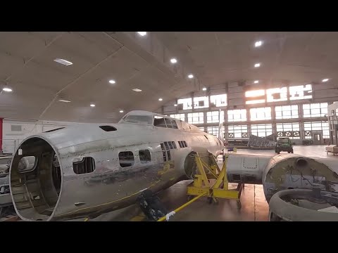Boeing B-17D "The Swoose" undergoing preservation/restoration - National Museum of the USAF