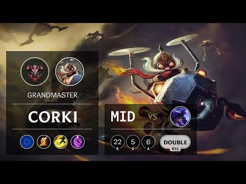 Corki Mid vs Ryze - EUW Grandmaster Patch 9.8