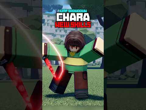 CHARA NEW SKILLS!! (JUMP SHOWDOWN) #jumpshowdown #roblox #foryou #undertale #chara #deltarune
