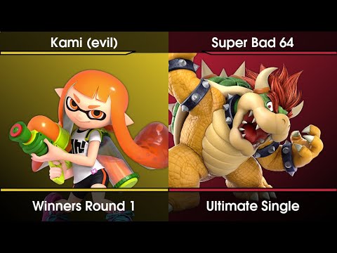 Magna Arena #85 - Kami (evil) (Inkling) Vs. Super Bad 64 (Bowser) SSBU Ultimate Tournament