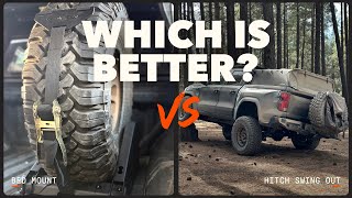Full Size Spare Tire Solutions From My Experience | Bed Mount vs Hitch Swing Out