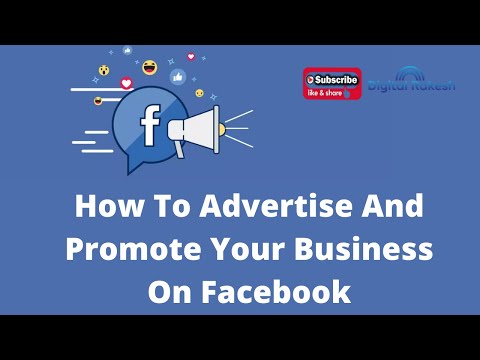 How to advertise and promote your business on Facebook