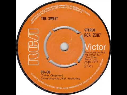 UK New Entry 1971 (102) The Sweet - Co-Co
