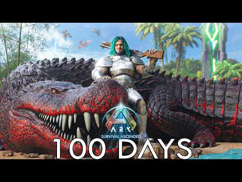 Surviving 100 Days in Hardcore ARK Survival Ascended
