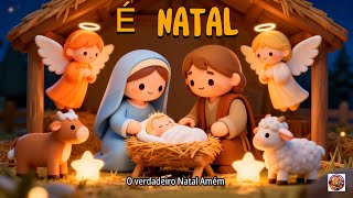 Dormindo com Jesus 💛🌙 | Canção de Ninar de Natal Infantil