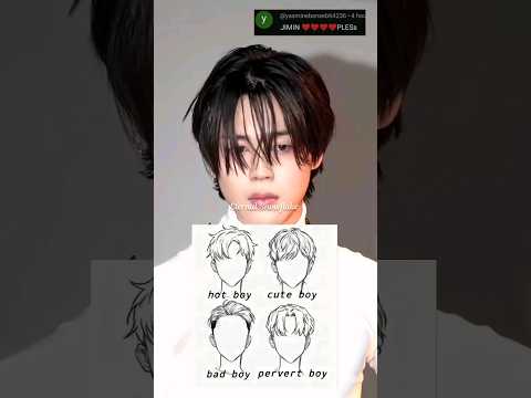 Jimin in different hairstyle✨️ #bts #jimin #fyp #trending #viralshort #kpop