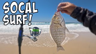 Fishing VLOG - Checking out a new Reel and TRYING to catch a FISH [SoCal Surf Fishing]