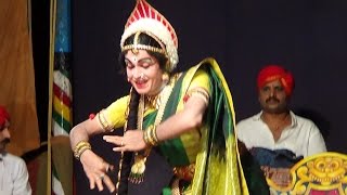 preview picture of video 'Yakshagana -- Nilkodu Shankar Hegde as Ambe'