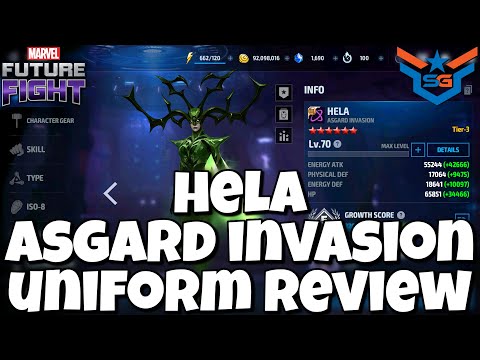 HELA ASGARD INVASION UNIFORM REVIEW | MARVEL FUTURE FIGHT
