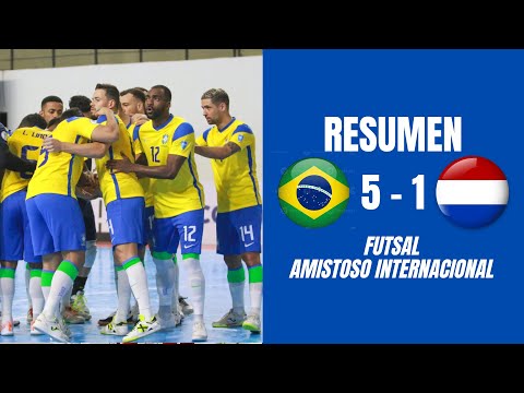 SUMMARY: Brazil vs Netherlands (FUTSAL, International Friendly)