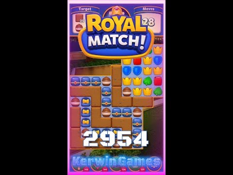 Royal Match Level 2954 - No Boosters Gameplay