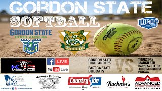 Gordon State College Softball vs. East Georgia State College
