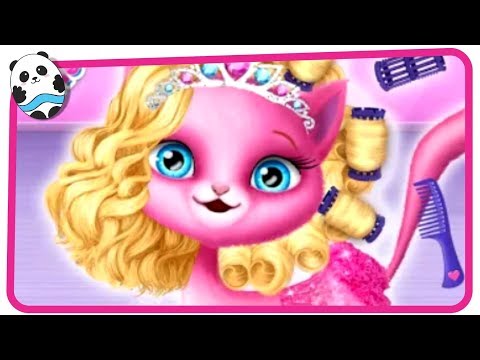 Cat Hair Salon Birthday Party - Kitty Haircut Care Games for Kids and Children
