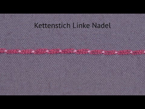 Einfädeln der baby lock desire3 / Kettenstich Linke Nadel