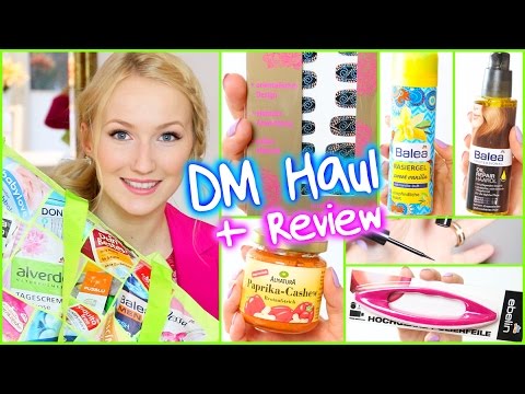 XXL DM HAUL + REVIEW MAI 2015 - Nagelfolien, Haaröl, Foundation und mehr! Video