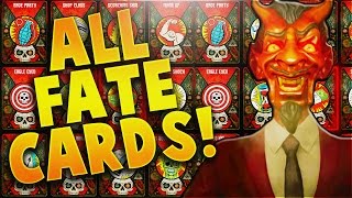 ALL FATE CARDS IN INFINITE WARFARE ZOMBIES GAMEPLAY EXPLAINED! (Infinite Warfare Zombies Gameplay)