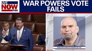 BREAKING: War powers vote fails in Senate