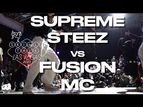 SUPREME STEEZ vs FUSION MC (KOREA) | 5v5 BREAKING TOP 16 | SKILLZ TALK 2023 | #SXSTV