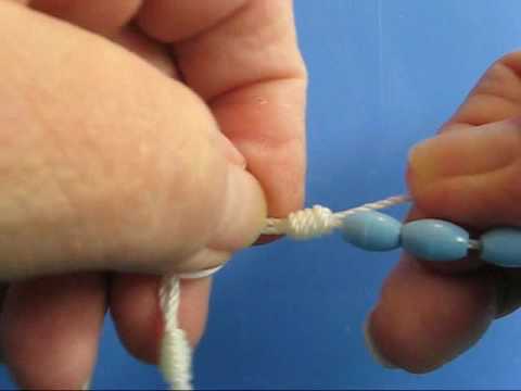 Cord Rosary Attach Center Piece Knots