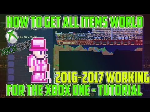 (TERRARIA) How To Get All Items World For The Xbox One - STILL WORKS TODAY
