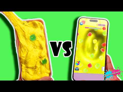 Slime de App VS Real - Supermanualidades