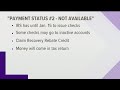 What does payment status 'not available' mean on IRS tracker? What does payment status 'not available' mean on IRS tracker?