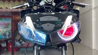 Winner X V3 2022 Độ Bi Led B11 Full tận nhà khách, cắm jack là xài quá tiện tại Cần Thơ