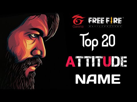 Top 20 Attitude Names For Free Fire | Top 20 Unique Names For Free Fire | Free Fire Name