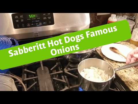 COPYCAT ONION SAUCE FOR HOT DOGS